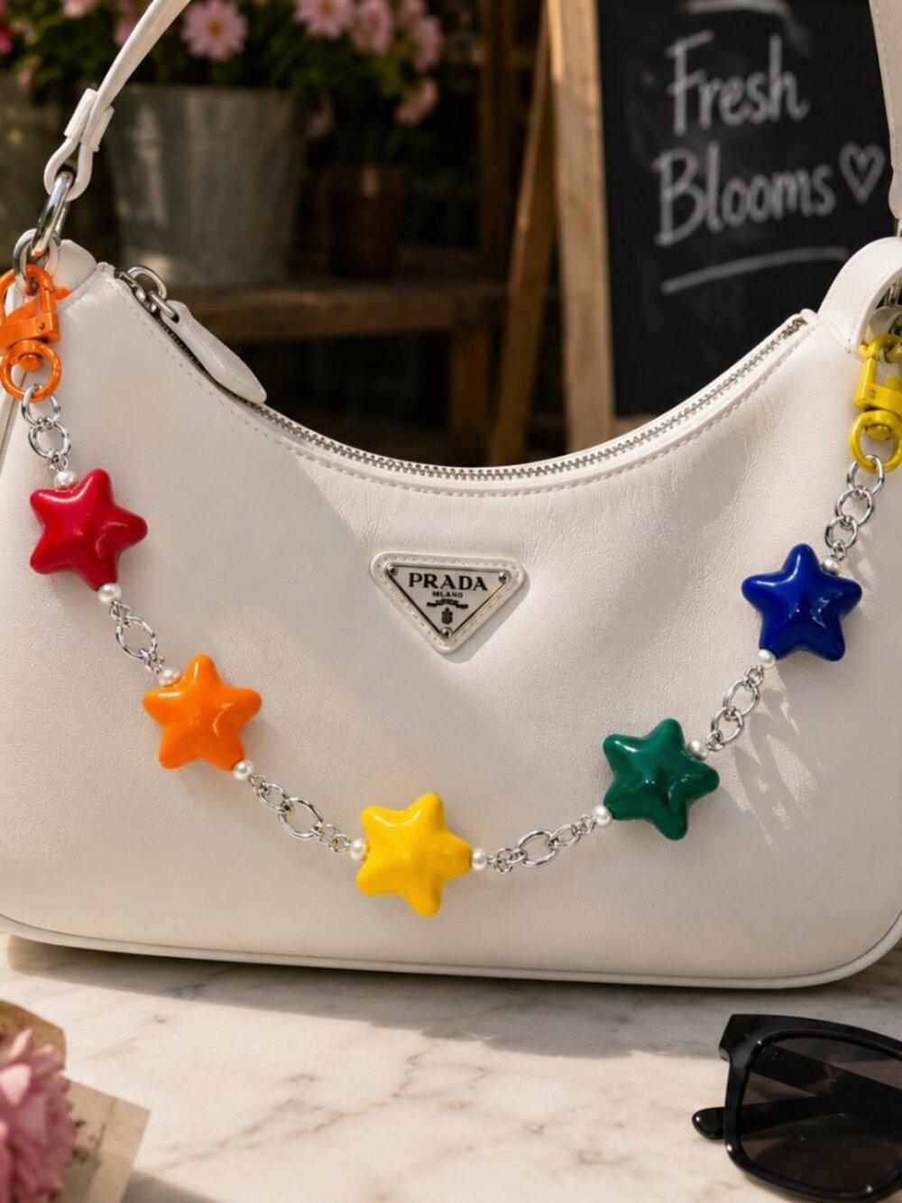 Colorful Star Bag Charm